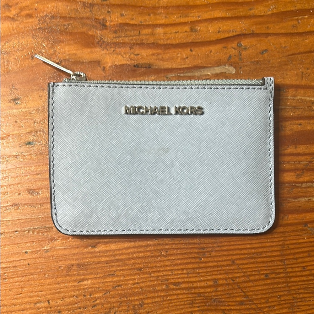 Michael Kors Light Blue Card Holder